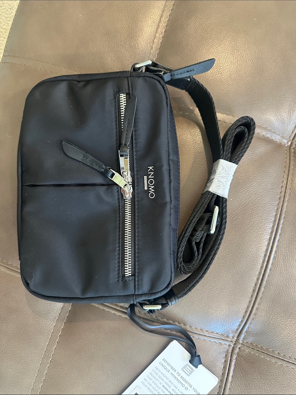 KNOMO Mayfair/Avery Crossbody Bag - black
